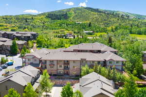 Aerial view of mountains