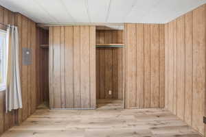 Closet featuring electric panel, bedroom 3