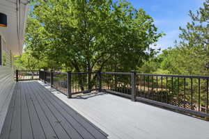 View of deck