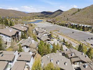 View of property location with nearby suburban area and a mountainous background