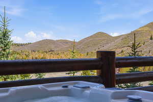 View of mountain backdrop