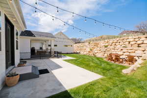 View of yard featuring a patio area