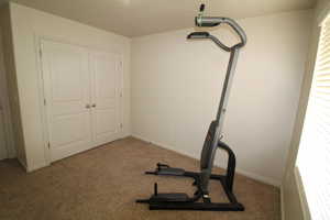 3rd Bedroom featuring carpet