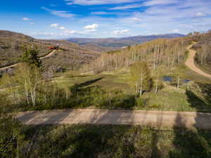 View of mountain background