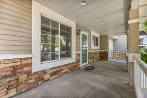 View of porch