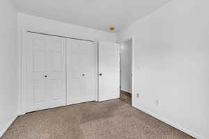 Bedroom with a closet