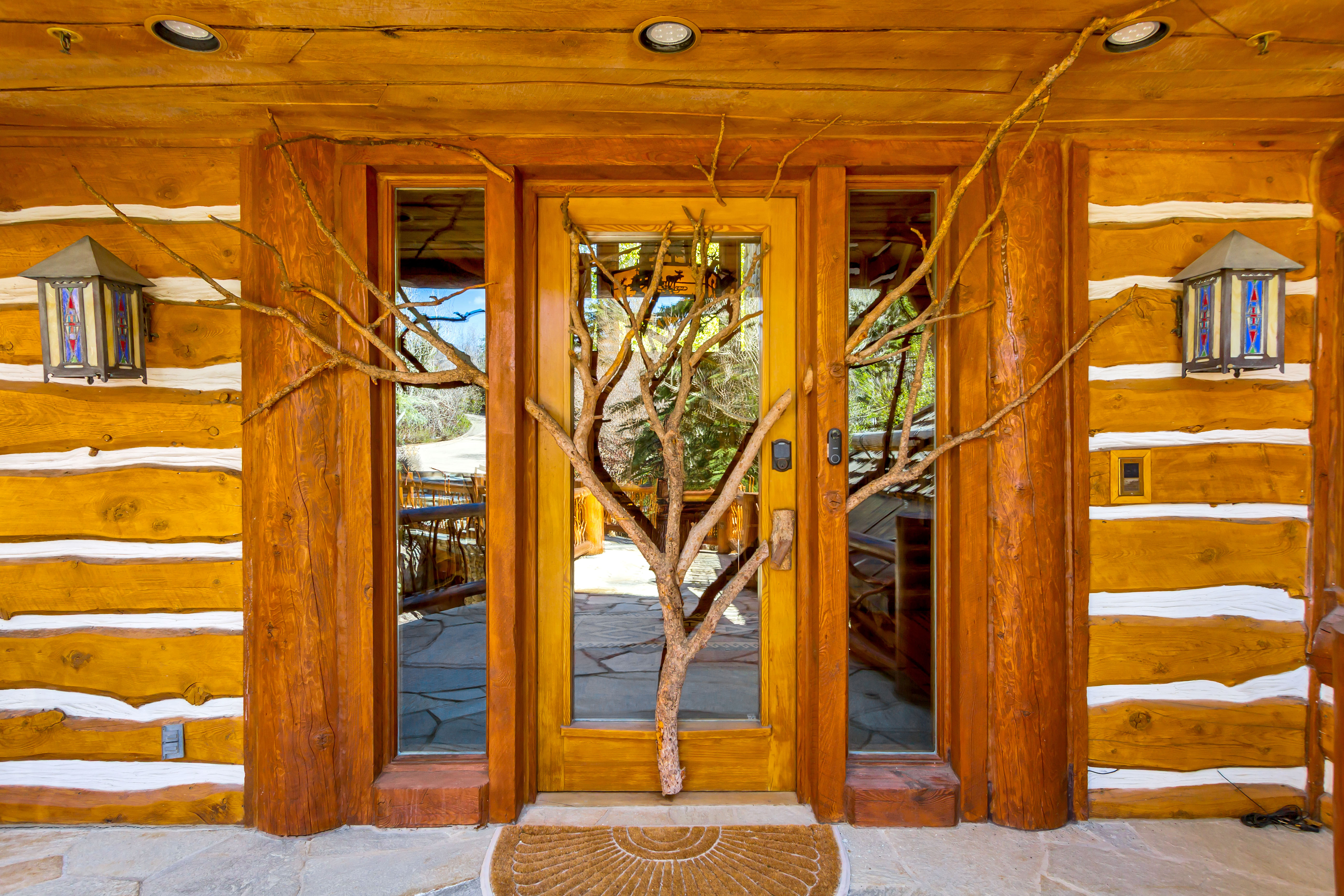 Entrance to property
