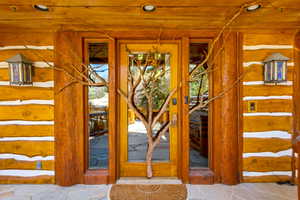 Entrance to property