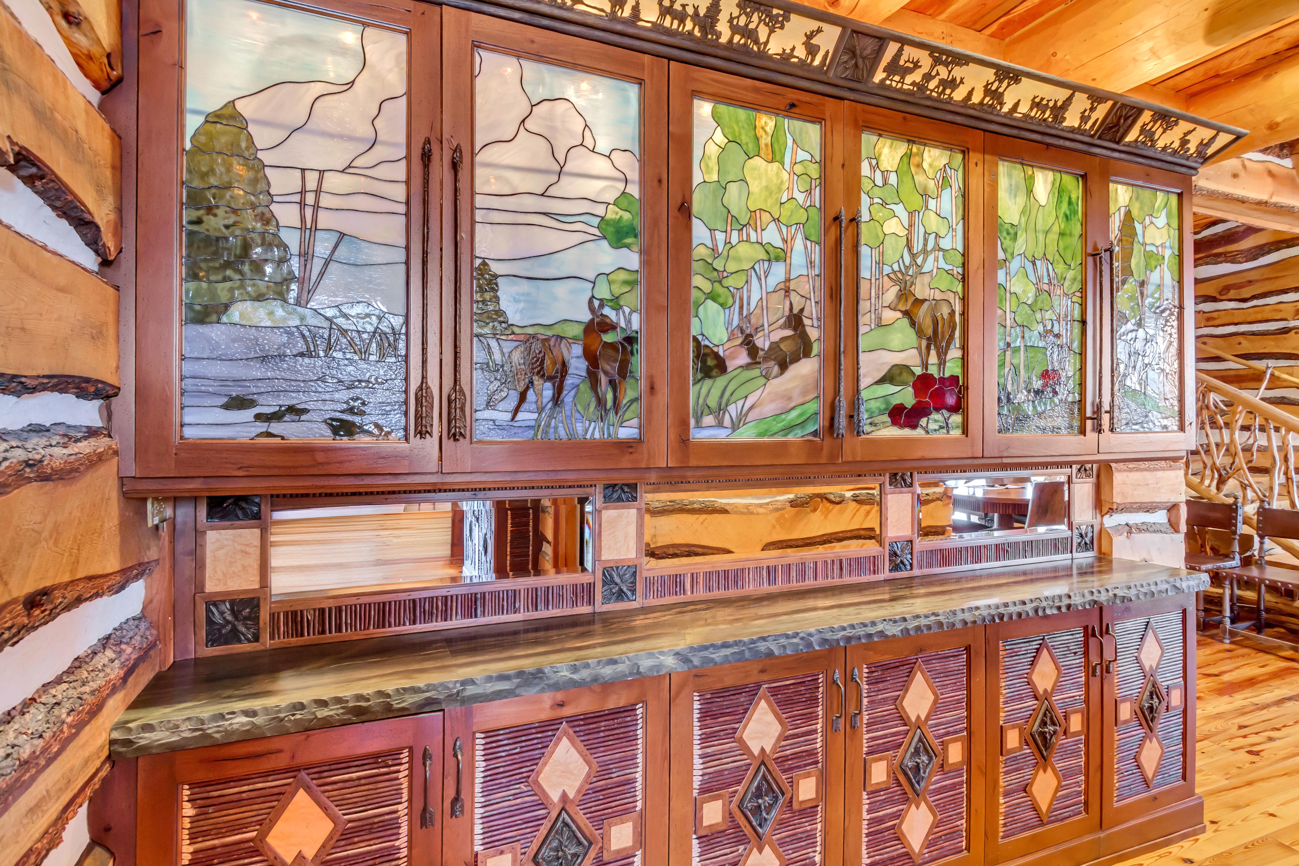 Detailed view of wood finished floors