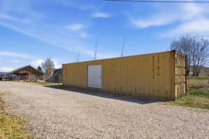 View of outdoor structure