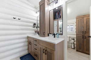 Bathroom with double vanity
