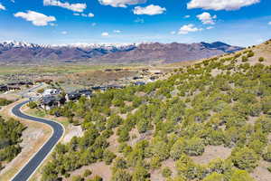 Bird's eye view of mountains