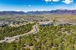Bird's eye view of mountains