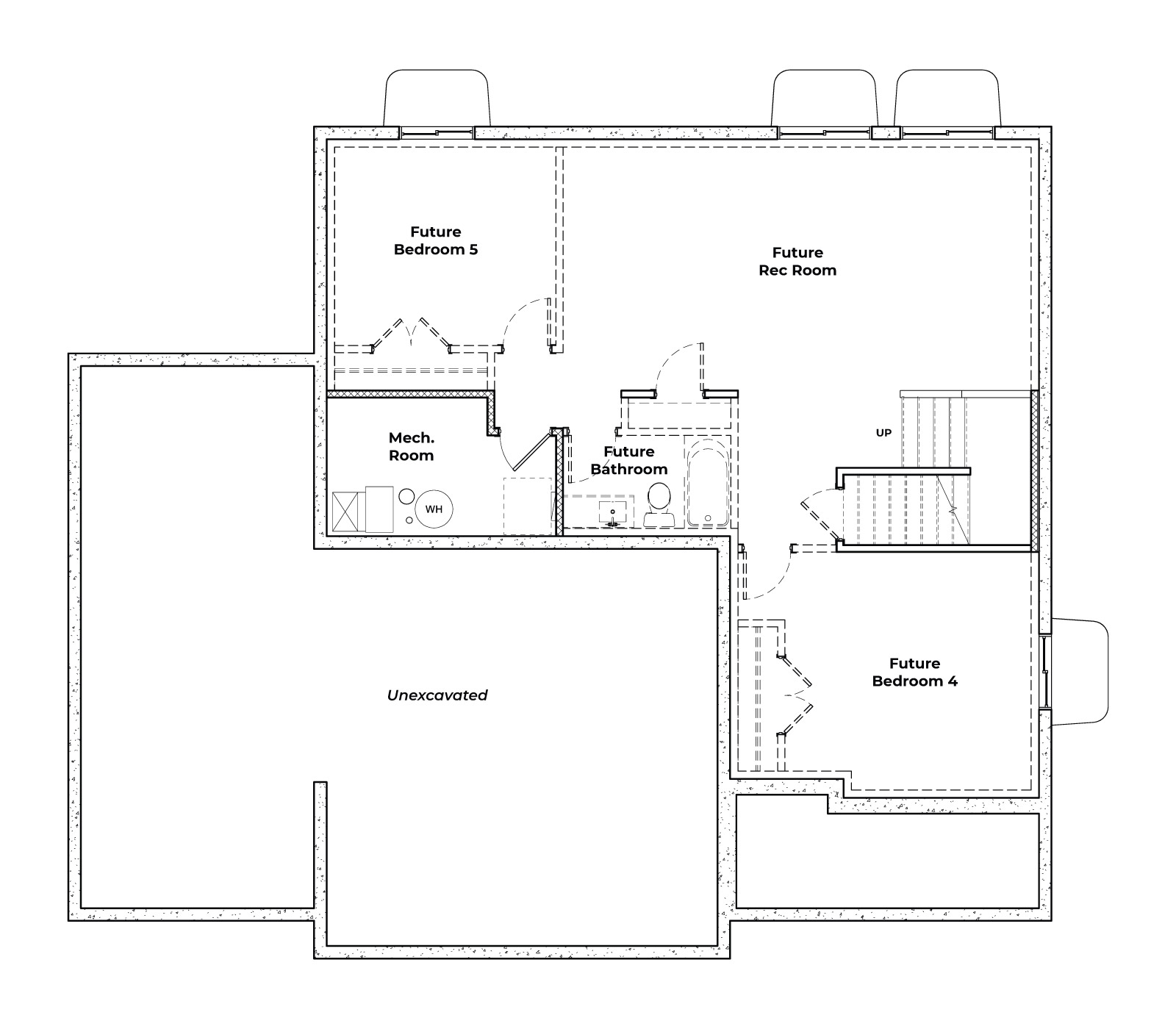 View of room layout