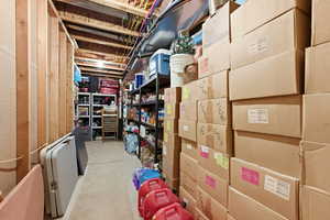 View of storage room