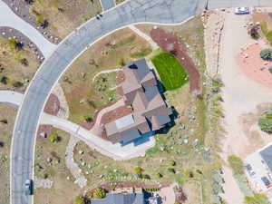 Aerial view of property and surrounding area