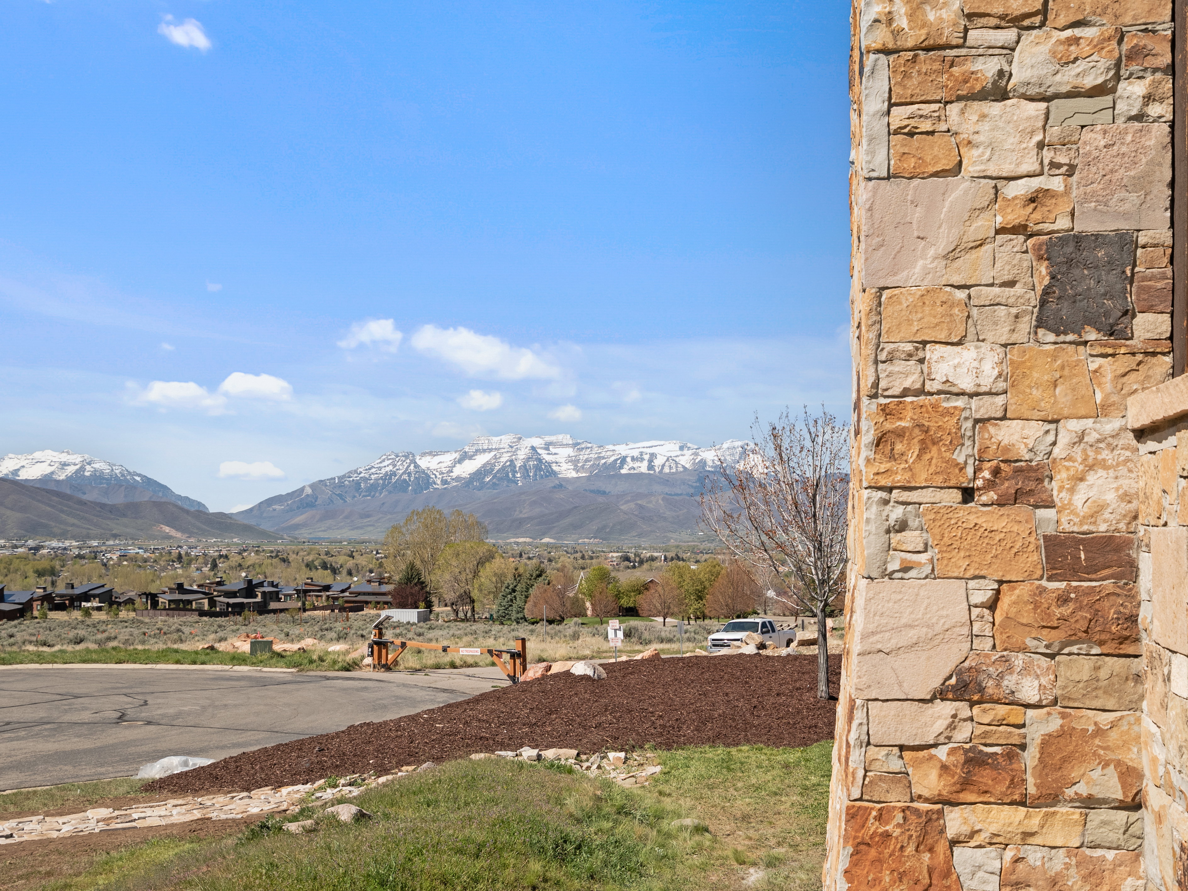 View of mountain backdrop