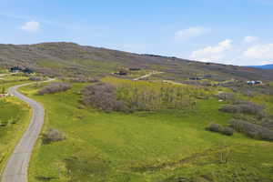 View of rural area featuring a mountain backdrop