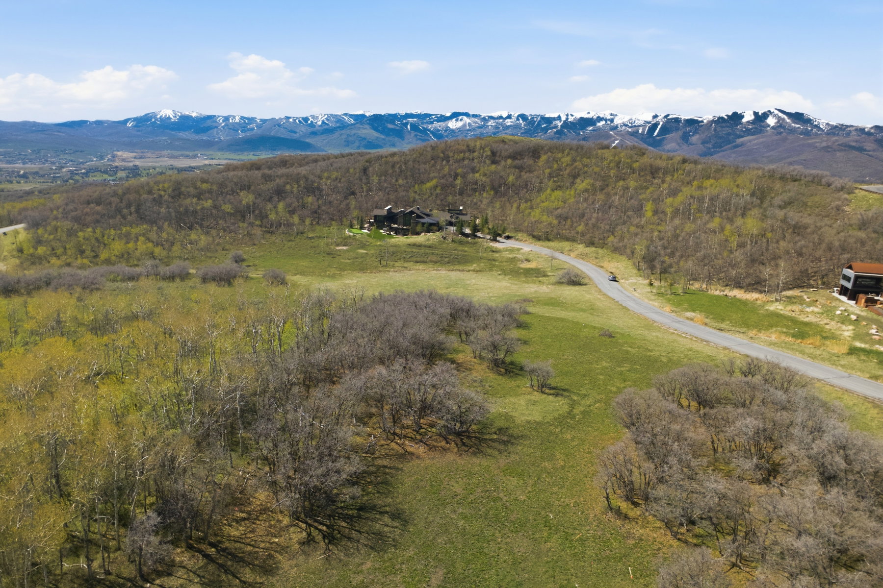Bird's eye view of mountains