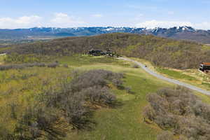 Bird's eye view of mountains