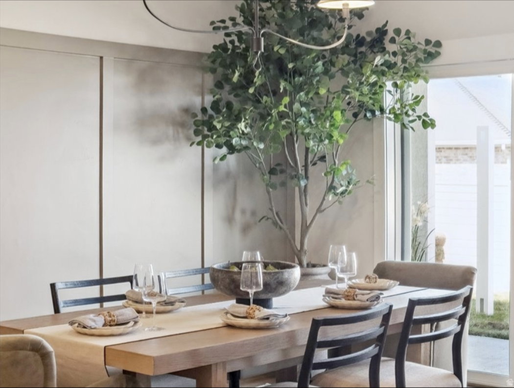 View of dining space
