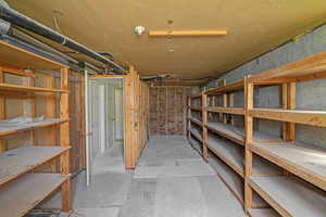 View of storage room