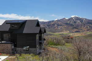 View of mountain backdrop
