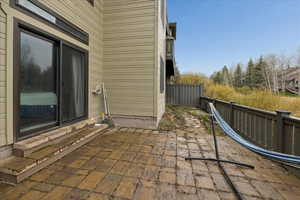 View of patio
