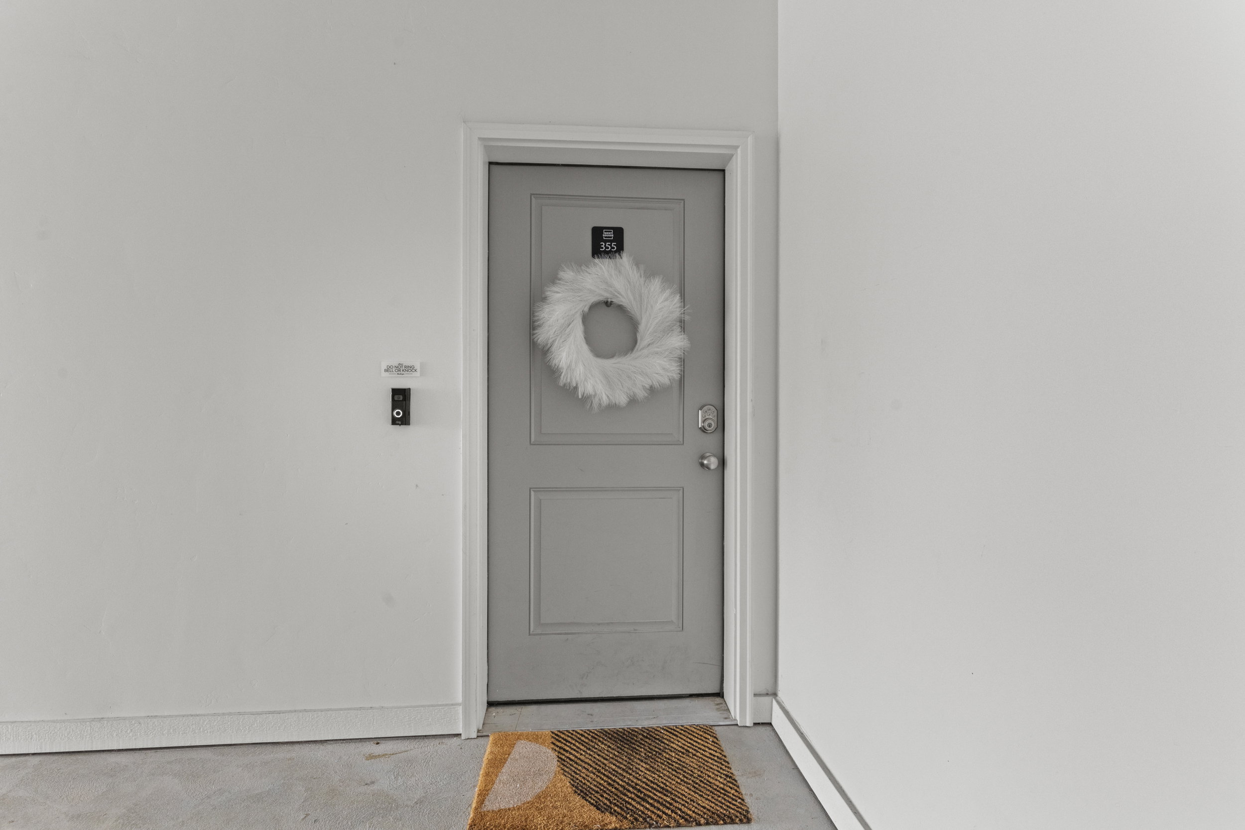 View of exterior entry