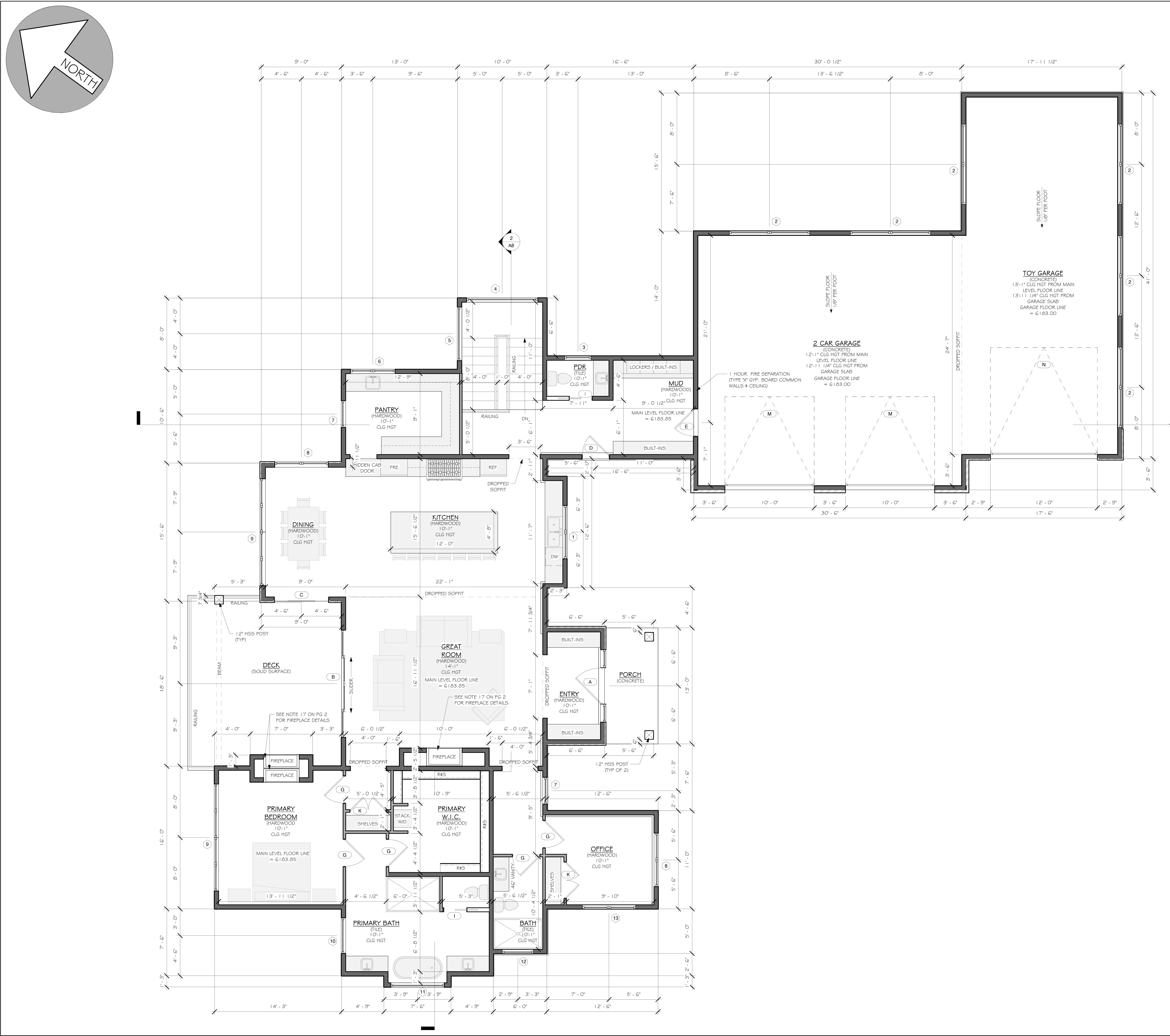 View of room layout