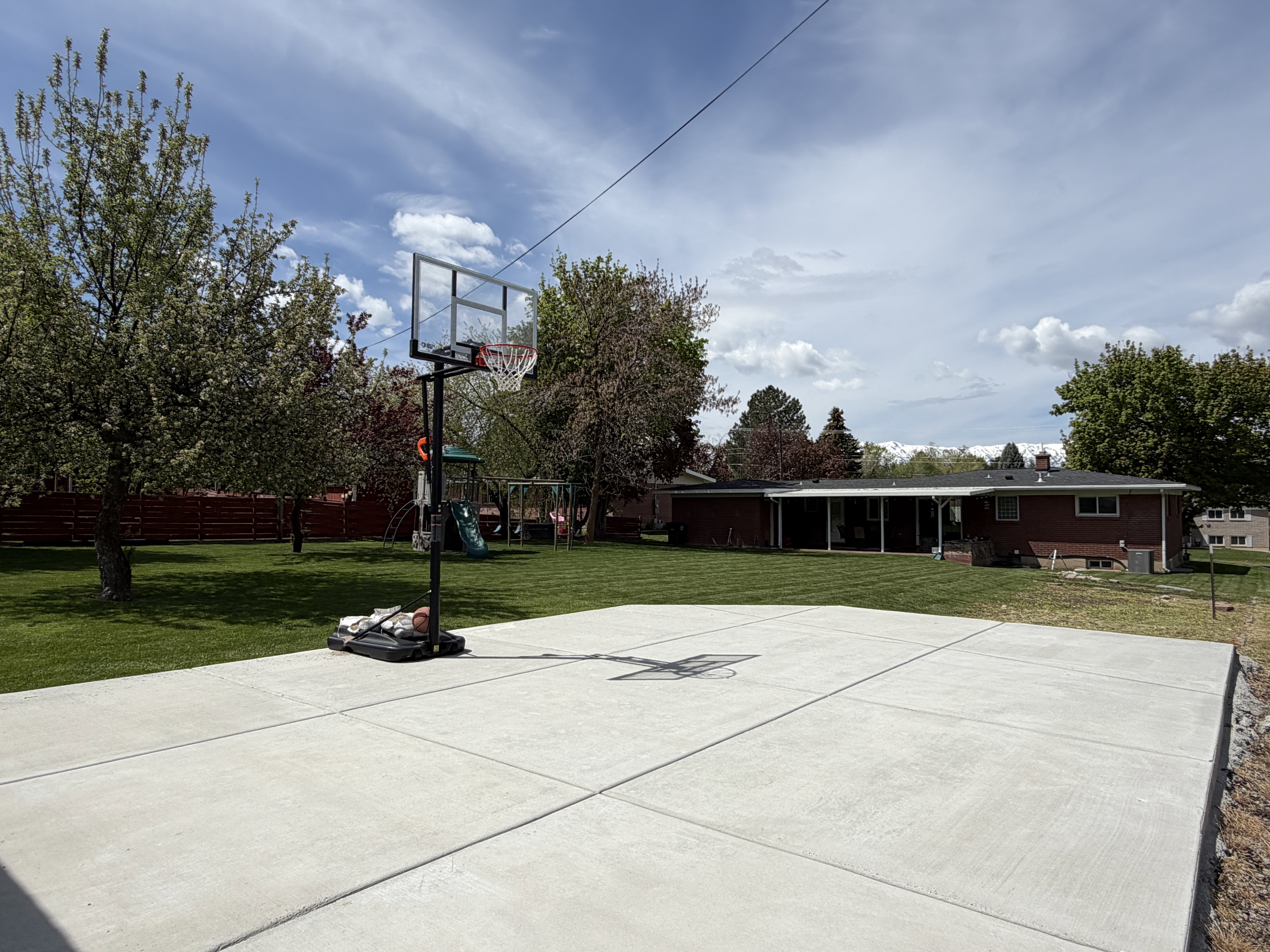 View of sport court/extra parking