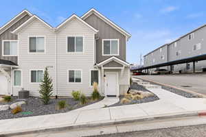 Traditional-style home featuring board and batten siding