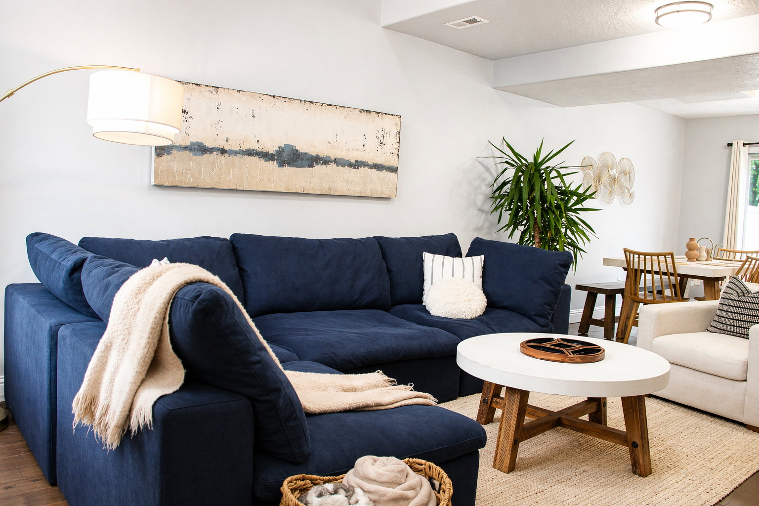 Living area featuring wood finished floors
