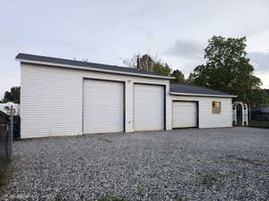 Three-bay workshop