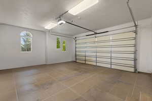 Inside Attached 2 Car Garage