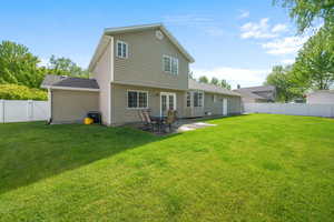 Rear view of property