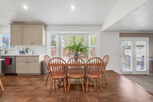 Large Dining room space