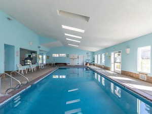 View of indoor pool