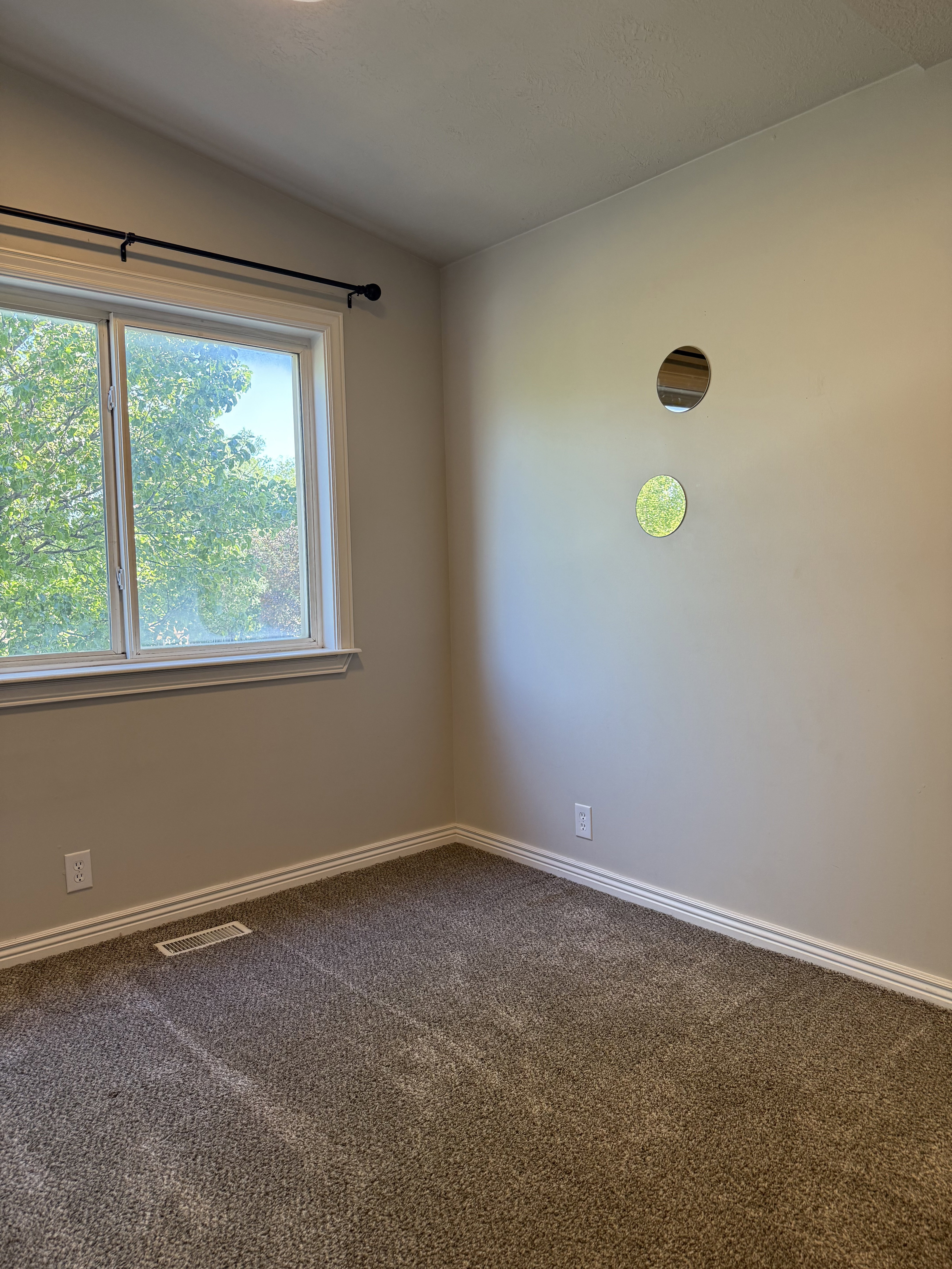 Interior room featuring neutral-toned walls and plush carpeting