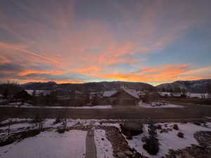 View of mountain backdrop