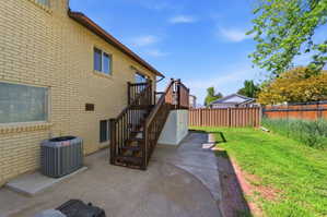 View of patio / terrace with stairway