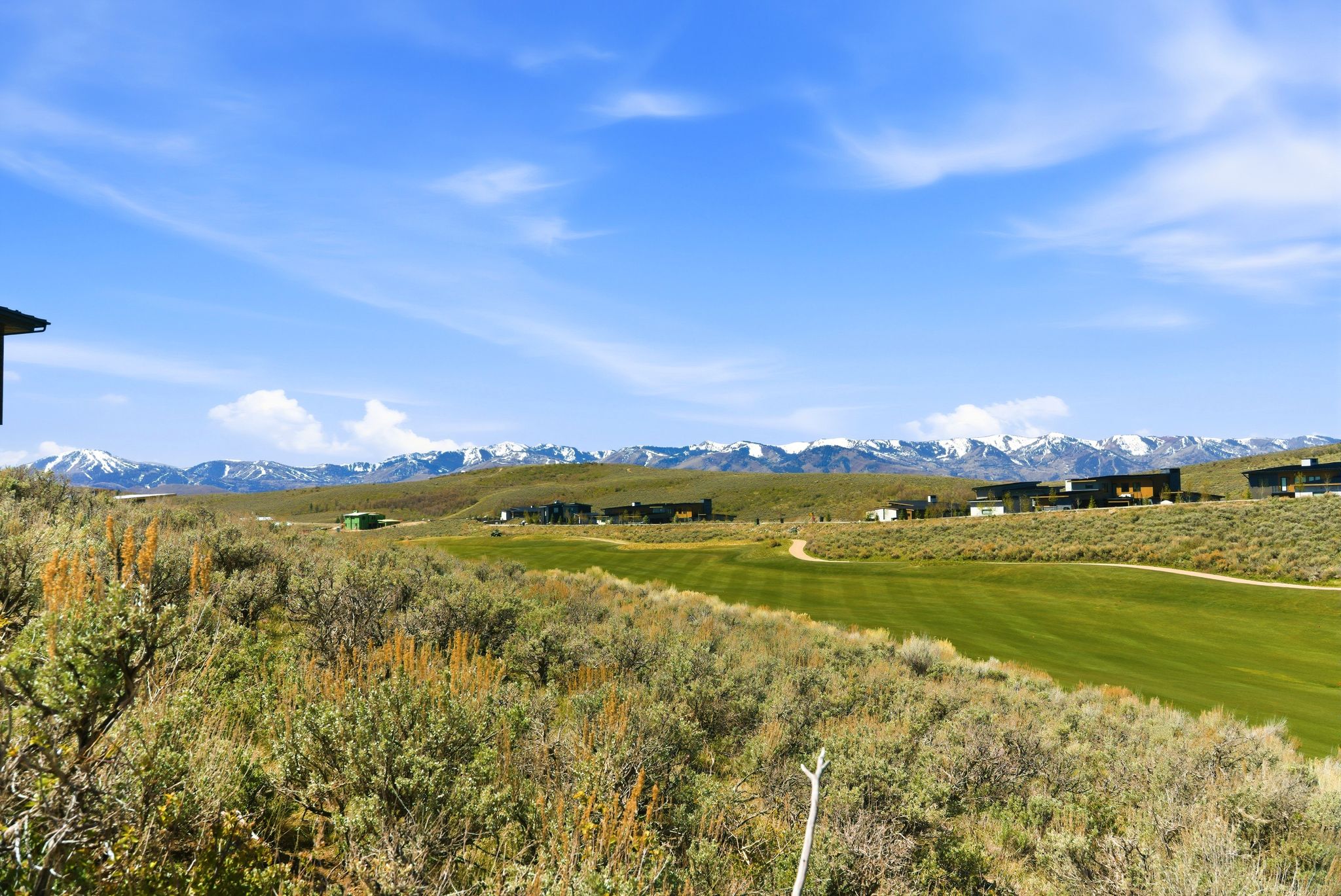 View of mountain backdrop