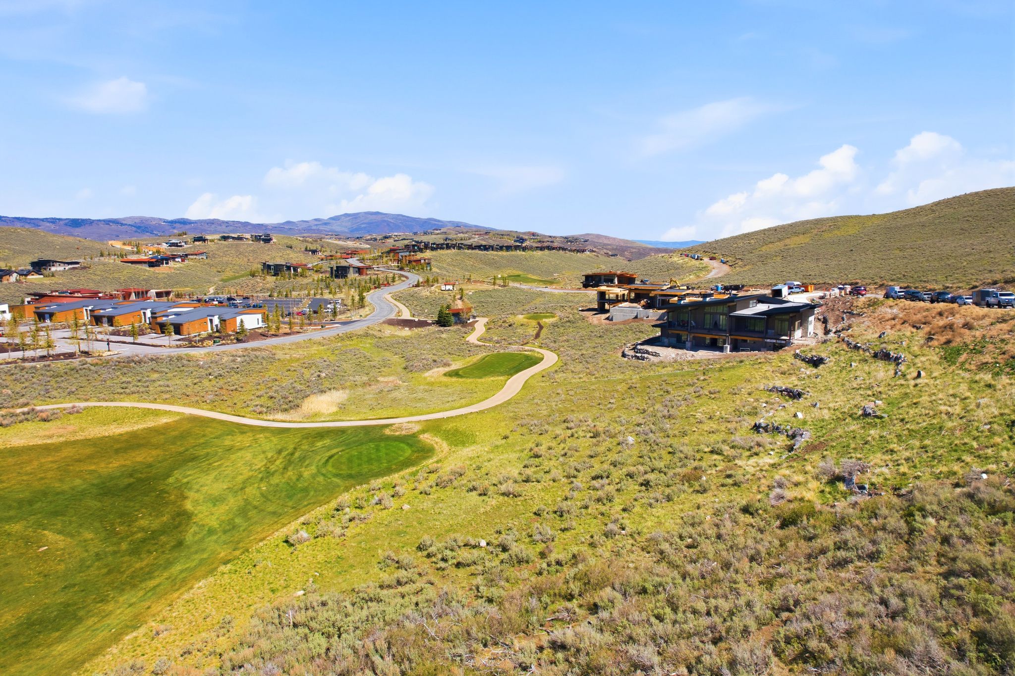 View of mountain backdrop