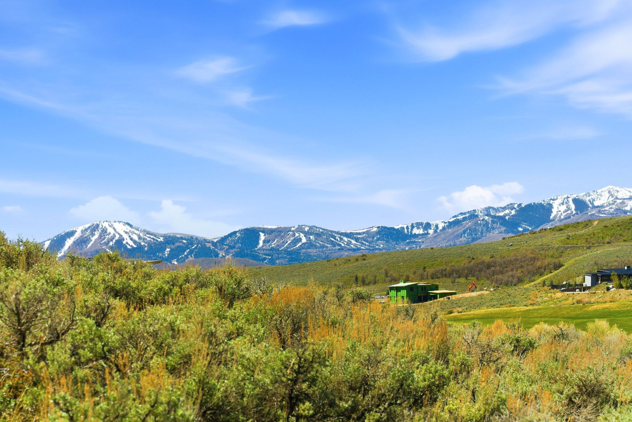 View of mountain backdrop