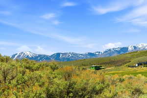 View of mountain backdrop