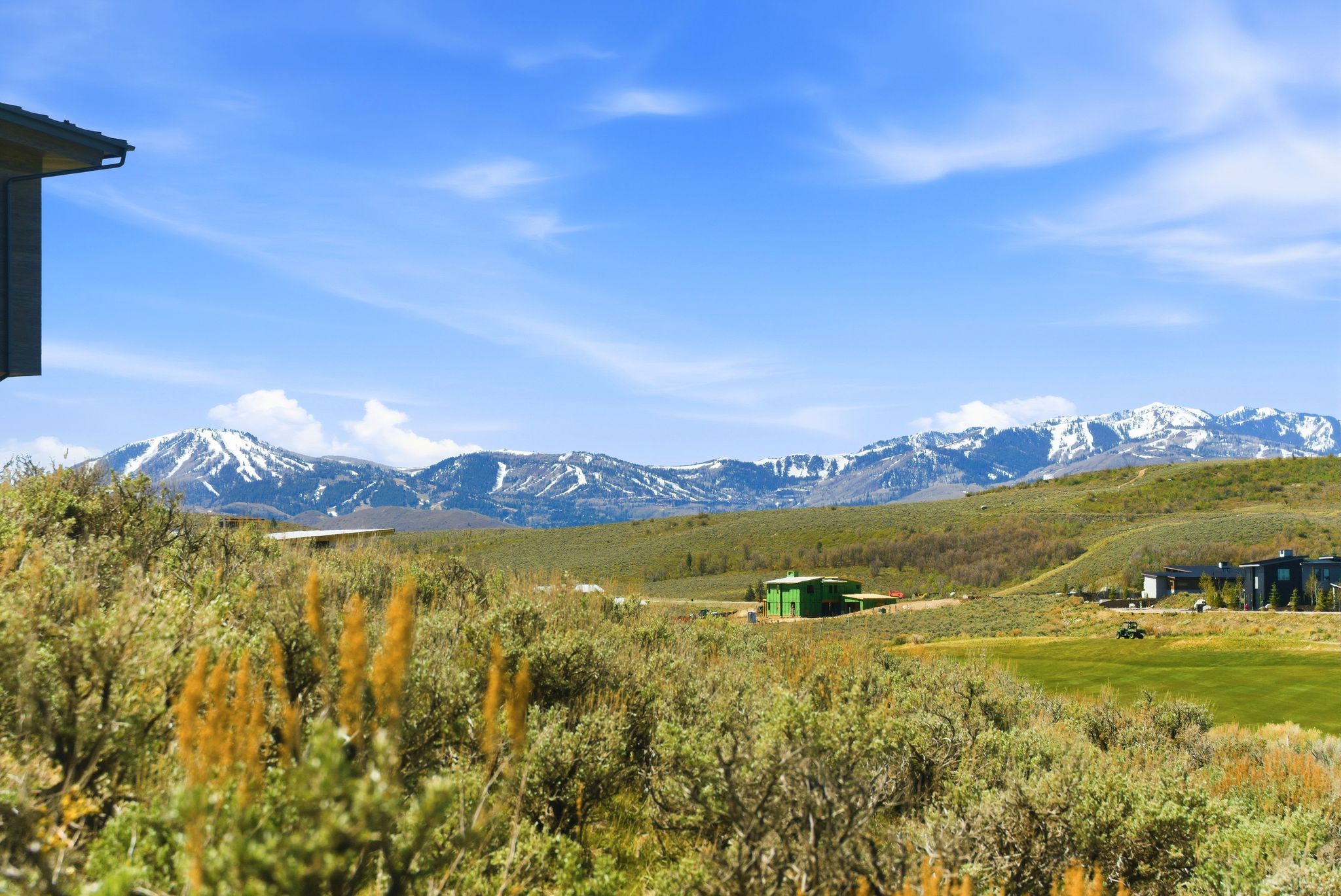 View of mountain backdrop