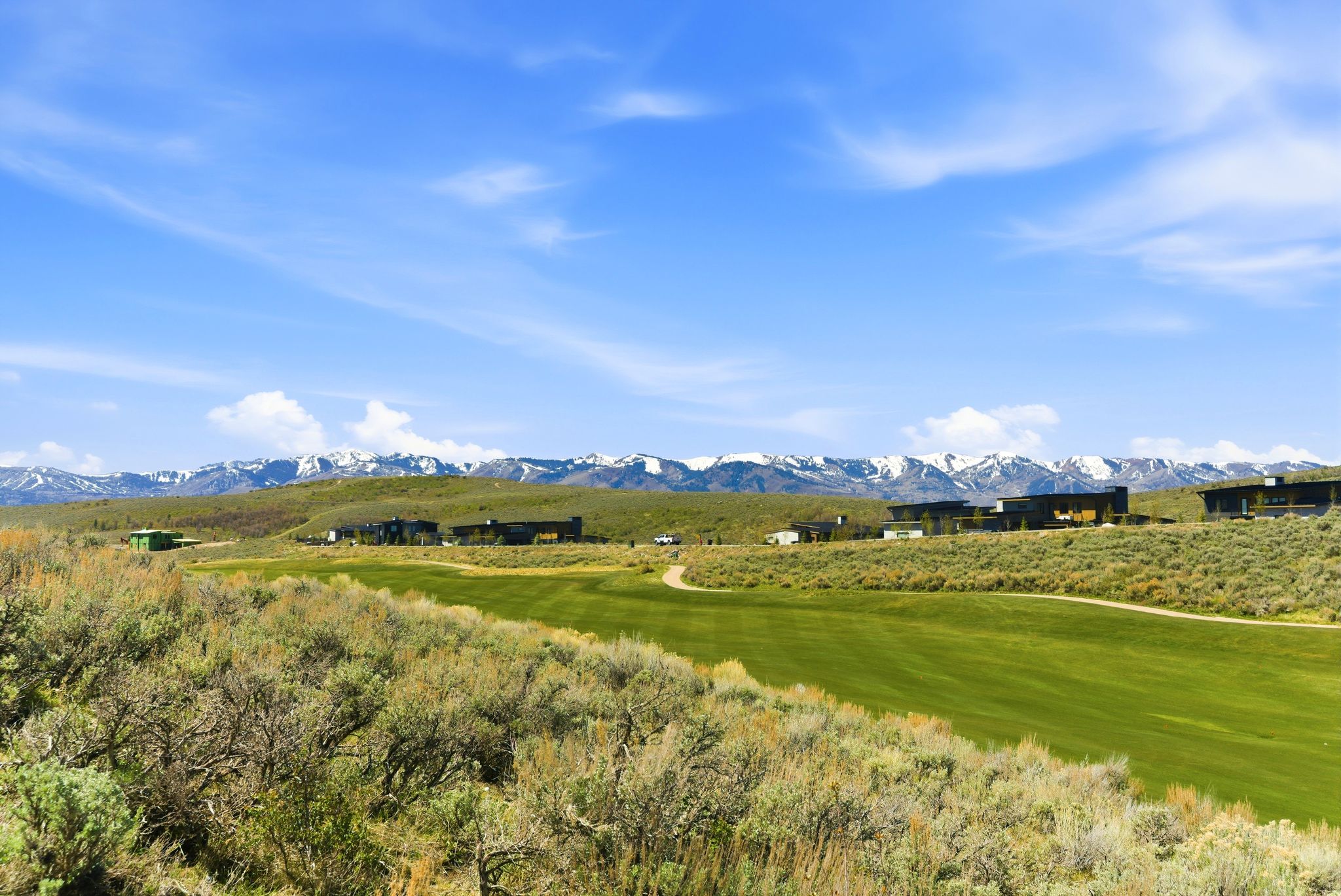 View of mountain backdrop