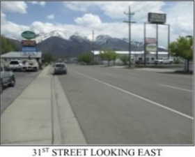 View of asphalt road