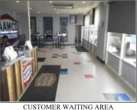 View of welcome area