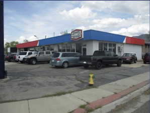 View of uncovered parking lot